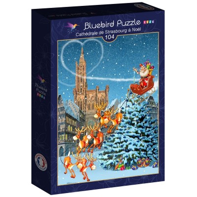 Puzzle Bluebird-Puzzle-F-90066 François Ruyer - Cathédrale de Strasbourg à Noël