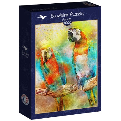 Puzzle Bluebird-Puzzle-F-90136 Parrots
