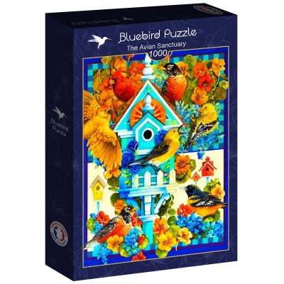 Puzzle Bluebird-Puzzle-F-90244 The Avian Sanctuary