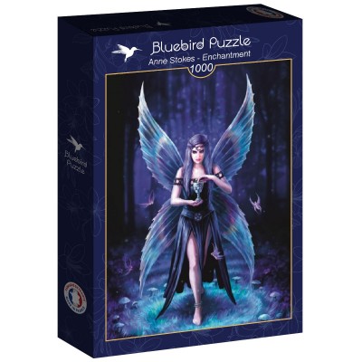 Puzzle Bluebird-Puzzle-F-90253 Anne Stokes - Enchantment