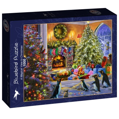 Puzzle Bluebird-Puzzle-F-90369 A Magical View to Christmas