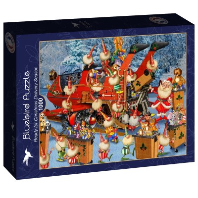 Puzzle Bluebird-Puzzle-F-90406 Ready for Christmas Delivery Season