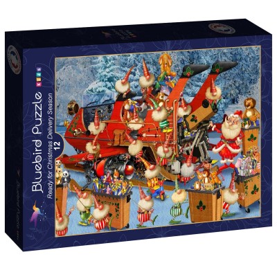 Puzzle Bluebird-Puzzle-F-90407 Ready for Christmas Delivery Season