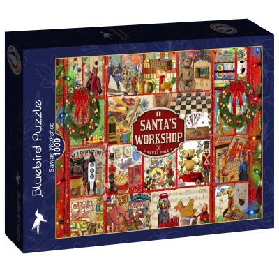 Puzzle Bluebird-Puzzle-F-90528 Santas Workshop