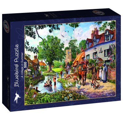 Puzzle Bluebird-Puzzle-F-90568 A Village in Summer