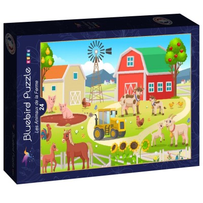 Puzzle Bluebird-Puzzle-F-90629 Les Animaux de la Ferme