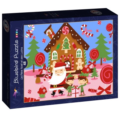 Puzzle Bluebird-Puzzle-F-90642 Le Père Noël et ses Lutins