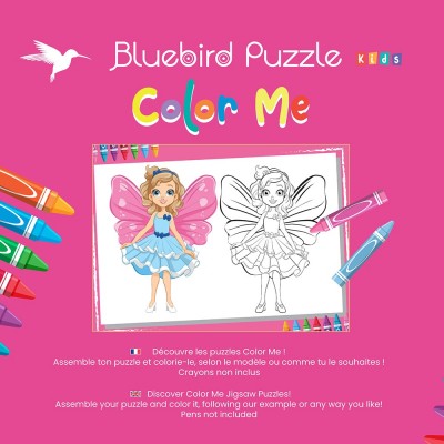 Puzzle Bluebird-Puzzle-F-90649 Pièces XXL - Color Me - Fée