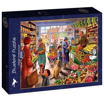 Puzzle Bluebird-Puzzle-F-90667 Village Greengrocer