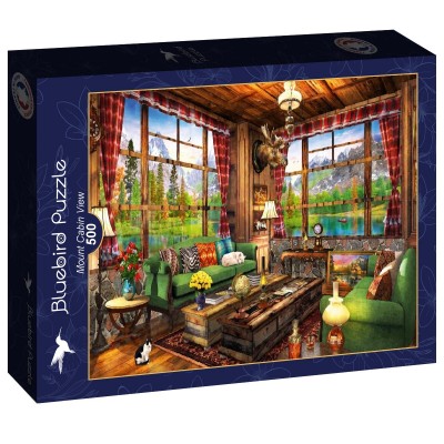 Puzzle Bluebird-Puzzle-F-90677 Mount Cabin View