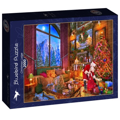 Puzzle Bluebird-Puzzle-F-90801 Christmas Lodge