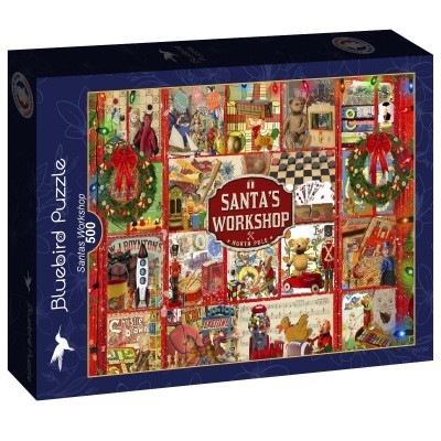 Puzzle Bluebird-Puzzle-F-90811 Santas Workshop