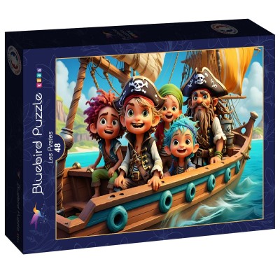 Puzzle Bluebird-Puzzle-F-90842 Les Pirates