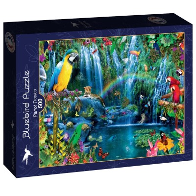 Puzzle Bluebird-Puzzle-F-90854 Parrot Tropics