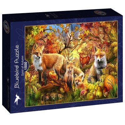 Puzzle Bluebird-Puzzle-F-90860 Spirit of Autumn