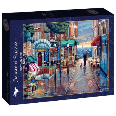 Puzzle Bluebird-Puzzle-F-90902 Rainy Day Stroll