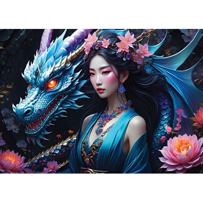 Bluebird-Puzzle-F-90950 2 Puzzles - Japan Spirit - Asia Collection