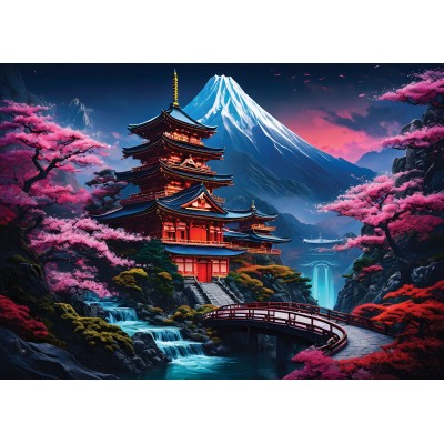 Bluebird-Puzzle-F-90950 2 Puzzles - Japan Spirit - Asia Collection