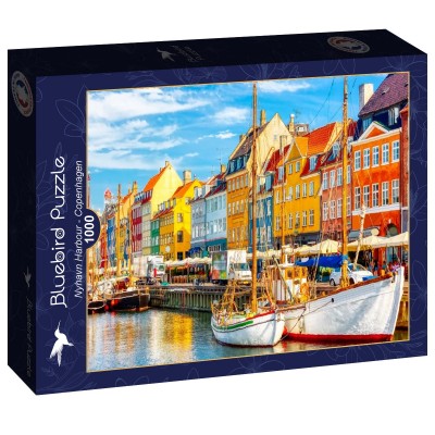 Puzzle Bluebird-Puzzle-F-90995 Port de Nyhavn - Copenhague
