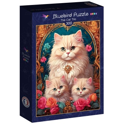 Puzzle Bluebird-Puzzle-F-91006 Trio de Chats