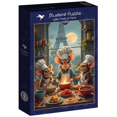 Puzzle Bluebird-Puzzle-F-91008 Les Petits Chefs de Paris