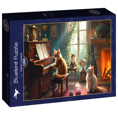 Puzzle Bluebird-Puzzle-F-91015 Concerto Félin