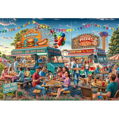 Puzzle Bluebird-Puzzle-F-91016 Food Truck