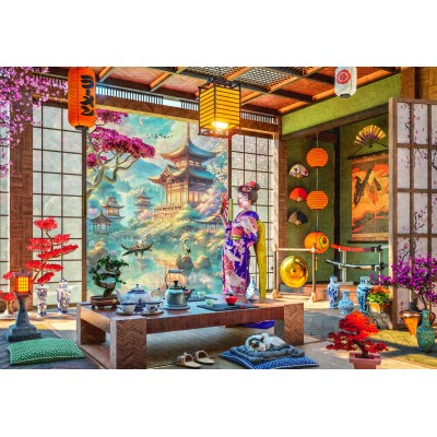 Puzzle Bluebird-Puzzle-F-91018 Salon de Thé Japonais