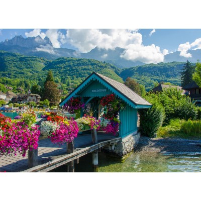 Puzzle Bluebird-Puzzle-F-91025 Vue sur le Lac d'Annecy
