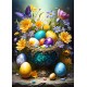 Oeufs de Pâques et Fleurs