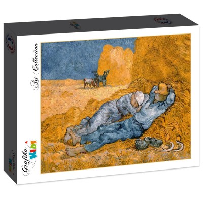 Puzzle Grafika-F-30829 Van Gogh Vincent : La Sieste (d'après Millet), 1890