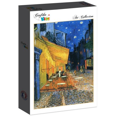 Puzzle Grafika-F-30838 Vincent Van Gogh : Terrasse de Café sur la Place du Forum, 1888