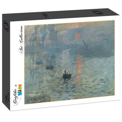 Puzzle Grafika-F-30857 Claude Monet : Impression au Soleil Levant, 1872