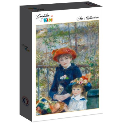 Puzzle Grafika-F-30883 Auguste Renoir : Deux Soeurs sur la Terrasse, 1881