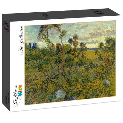 Puzzle Grafika-F-30932 Van Gogh Vincent : Coucher de Soleil à Montmajour, 1888