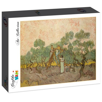 Puzzle Grafika-F-30936 Van Gogh Vincent : Femmes ramassant des Olives, 1889