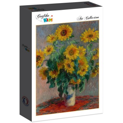 Puzzle Grafika-F-30938 Claude Monet: Bouquet de Tournesols, 1881