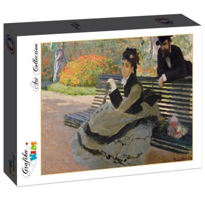 Puzzle Grafika-F-30940 Claude Monet: Camille Monet, 1873