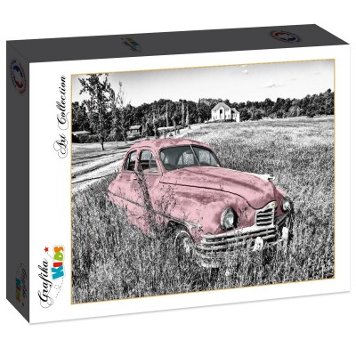 Puzzle Grafika-F-30963 Oldtimer - Rose