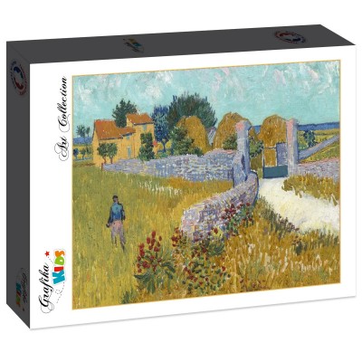 Puzzle Grafika-F-31053 Vincent Van Gogh - Ferme de Provence, 1888
