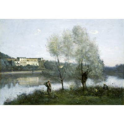 Puzzle Grafika-F-31227 Jean-Baptiste-Camille Corot : Ville-d'Avray, 1865