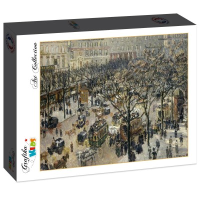 Puzzle Grafika-F-31239 Camille Pissarro : Boulevard des Italiens Soleil du Matin, 1897