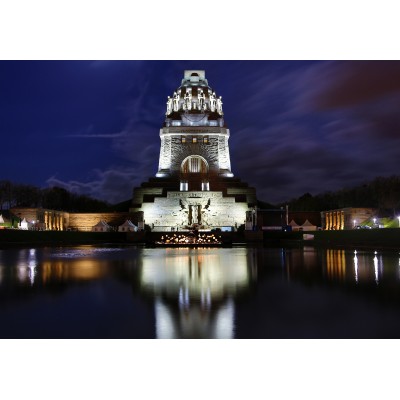 Puzzle Grafika-F-31448 Deutschland Edition - Völkerschlachtdenkmal, Leipzig, Allemagne by Night