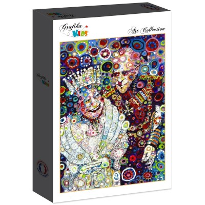 Puzzle Grafika-F-31559 Sally Rich - The Queen and Prince Philip