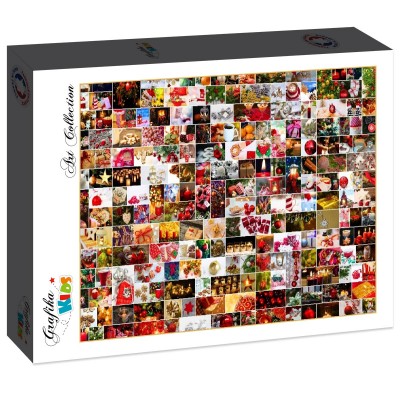Puzzle Grafika-F-31575 Collage - Noël