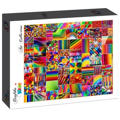 Puzzle Grafika-F-31576 Collage - Couleurs