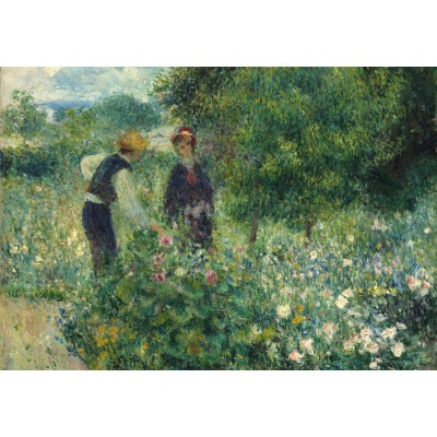 Puzzle Grafika-F-31590 Auguste Renoir : Cueillette de Fleurs, 1875