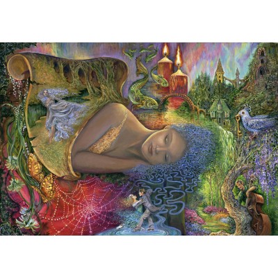 Puzzle Grafika-F-31595 Josephine Wall - Dreaming in Color