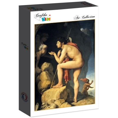 Puzzle Grafika-F-31672 Jean-Auguste-Dominique Ingres : Oedipe explique l'énigme du sphinx, 1808