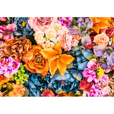 Puzzle Grafika-F-31699 Bouquet Vintage de Fleurs Artificielles